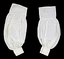 Undersleeves, Linen, American