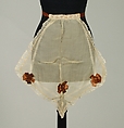 Apron, Cotton, silk, American