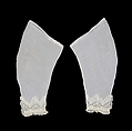 Undersleeves, Linen, American