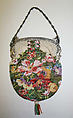 Bag, silver, probably French