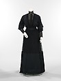 Mourning dress, Nolan Importers, silk, probably French