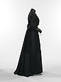 Mourning dress, Nolan Importers, silk, probably French