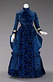 Afternoon dress, Augustine Martin & Company, silk, French