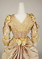 Evening dress, House of Worth (French, 1858–1956), silk, French