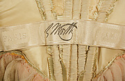 Ball gown, House of Worth (French, 1858–1956), silk, glass, metallic thread, French