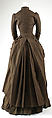 Ensemble, Redfern (1847–1940), wool, silk, cotton, metallic thread, French