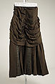 Ensemble, Redfern (1847–1940), wool, silk, cotton, metallic thread, French