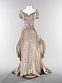 Evening dress, Charles James (American, born Great Britain, 1906–1978), silk, metal, American