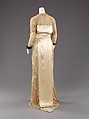 Evening dress, Jacques Doucet (French, Paris 1853–1929 Paris), silk, fur, linen, French