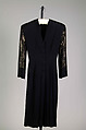 Dress, Madame Eta Hentz (American, born Hungary, 1895–1986), Synthetic, sequins, American