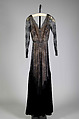 Evening dress, Madame Eta Hentz  American, born Hungary, Silk, linen, American