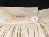 Petticoat, cotton, American