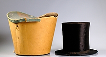 Top hat, Crofut & Thomas, Fur, silk, paper, American