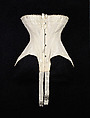 Corset, Sapphire, Cotton, metal, bone, silk, American