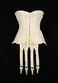 Corset, Royal Worcester Corset Company  American, Cotton, bone, metal, elastic, American