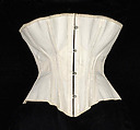 Corset, Royal Worcester Corset Company  American, Cotton, metal, bone, American
