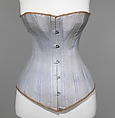 Corset, Worcester Corset Company  American, cotton, metal, bone, American