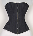 Corset, Worcester Corset Company  American, Cotton, metal, whalebone, American