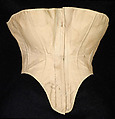 Corset, Worcester Skirt Company  American, Cotton, metal, bone, American