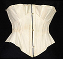 Corset, Langdon, Batcheller & Company  American, Cotton, metal, bone, American