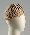 Hat, Sally Victor (American, 1905–1977), Wool, American