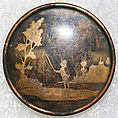 Button, glass, French