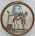 Button, glass, French