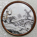 Button, enamel, British