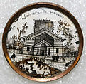 Button, glass, French