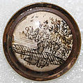 Button, glass, French
