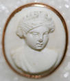 Button, metal, Italian