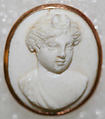 Button, metal, Italian