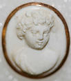 Button, metal, Italian