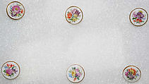 Button, porcelain, European