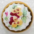 Button, porcelain, European