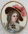 Button, ivory, French