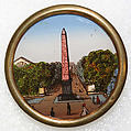 Button, porcelain, French