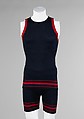 Bathing suit, Rogers, Peet & Company American, wool, American