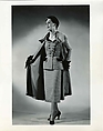 Ensemble, Madeleine Vramant (French), teca estron, rayon, wool, silk, French