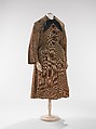 Coat, Elsa Schiaparelli (Italian, 1890–1973), wool, silk, cellulose acetate, plastic (polyvinyl acetate), French