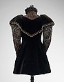 Evening jacket, Maison Pingat (French), silk, jet, feathers, metal, French