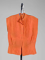 Blouse, Carolyn Schnurer American, Silk, American