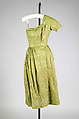 Dress, Carolyn Schnurer American, Cotton, metallic, American