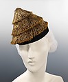 Cocktail hat, Schiaparelli  French, wool, metal, French