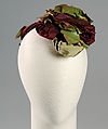 Cocktail hat, Bergdorf Goodman American, Silk,cotton, American