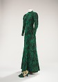 Evening ensemble, Elsa Schiaparelli  Italian, silk, metal, leather, plastic, French