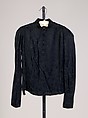 Blouse, Schiaparelli  French, Silk, plastic, French