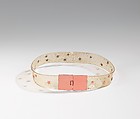 Evening belt, Elsa Schiaparelli Italian, plastic (cellulose acetate), metal, French
