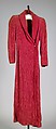 Evening coat, Schiaparelli  French, Cotton, French