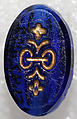 Button, glass, American or European